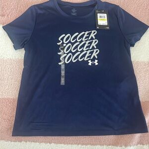 Under Armour Kids Soccer Tee - Dark Blue